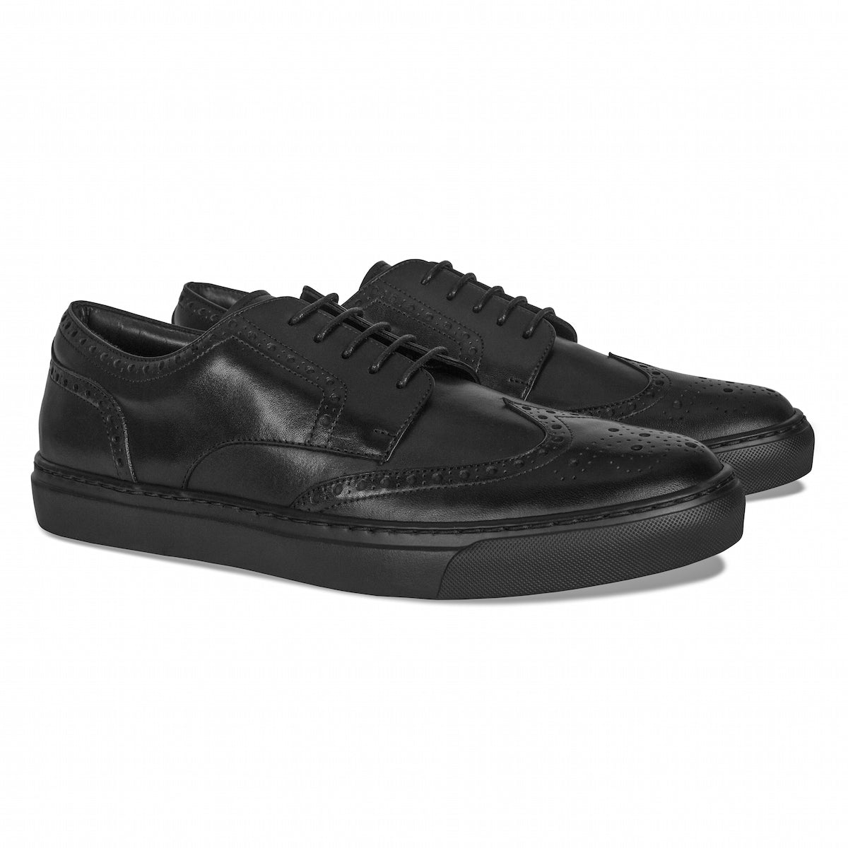Men's Don Giovanni Wingtips - Black Sneakers