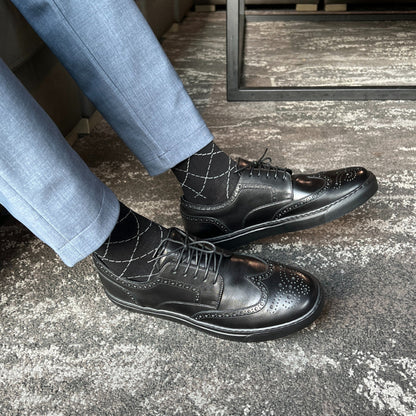 Men's Don Giovanni Wingtips - Black Sneakers
