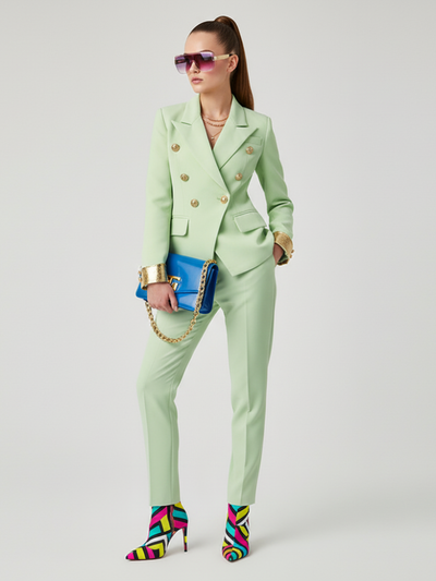 Double-Breasted Blazer Jacket UPPER WEST SIDE BYMANYC ® New York