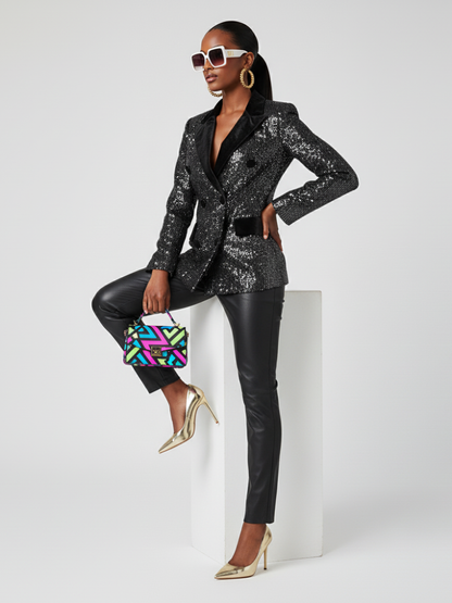Double-Breasted Blazer Jacket WEST VILLAGE BYMANYC ® New York