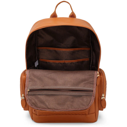 Leisure Luxe 27L Vegan Leather Backpack