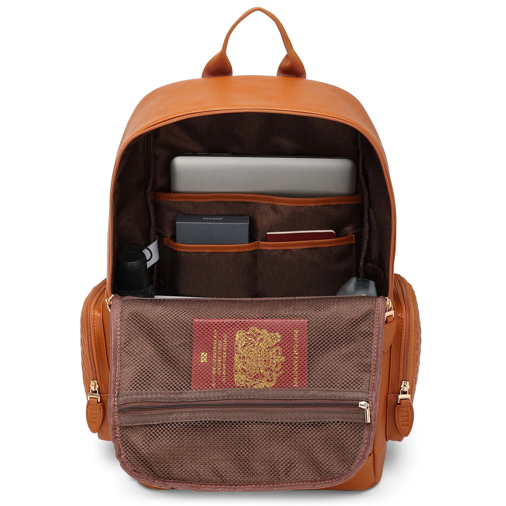 Leisure Luxe 27L Vegan Leather Backpack