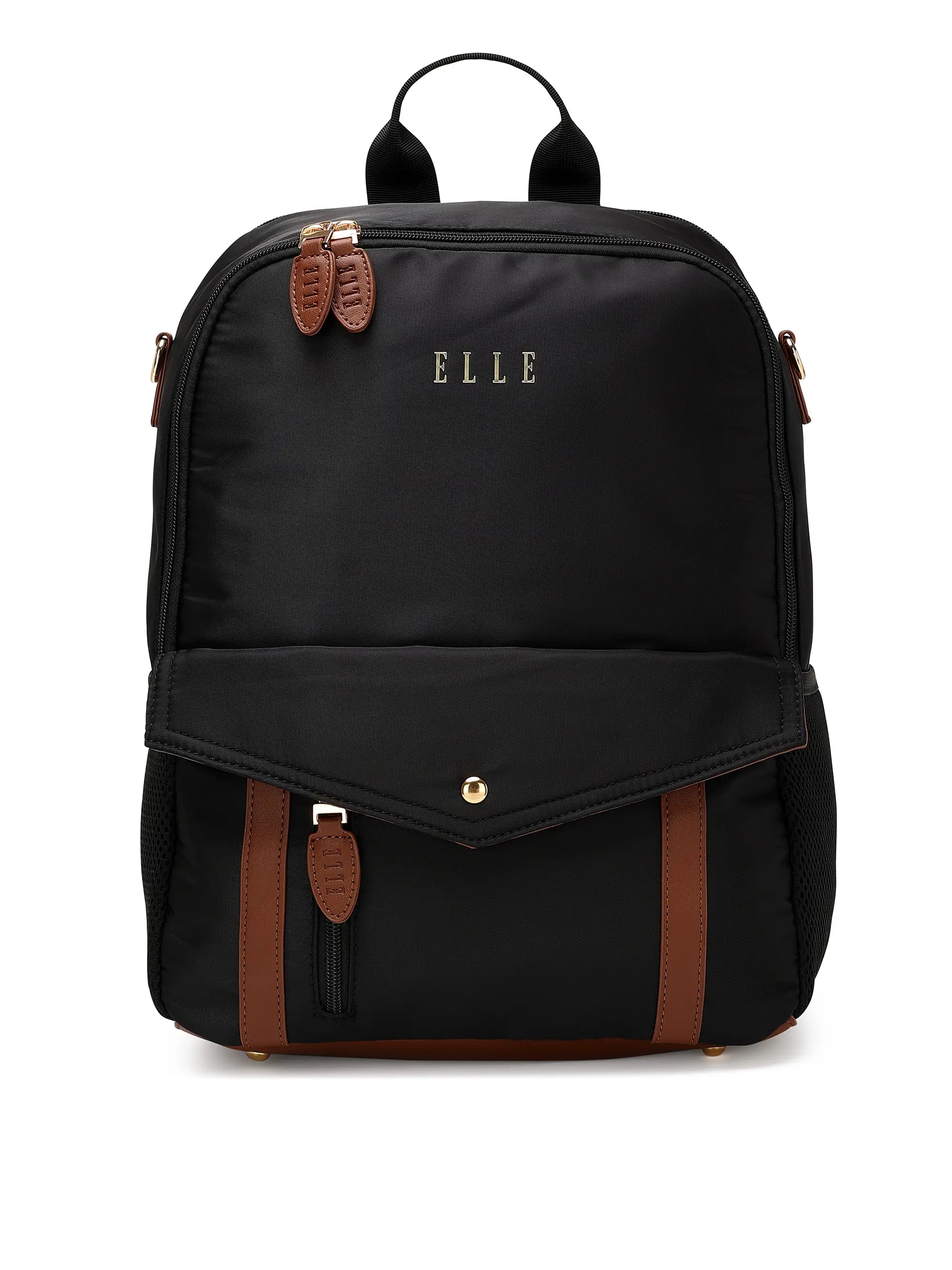 Luxe Journey 18L Twill and Vegan Leather Backpack