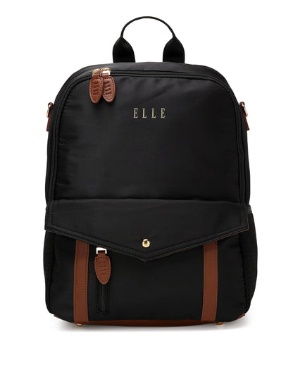 Luxe Journey 18L Twill and Vegan Leather Backpack