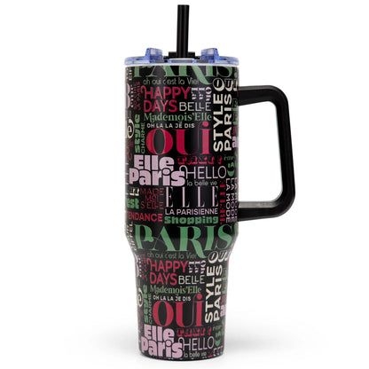 40oz Chic Double Walled Insulated Stainless Steel Tumbler