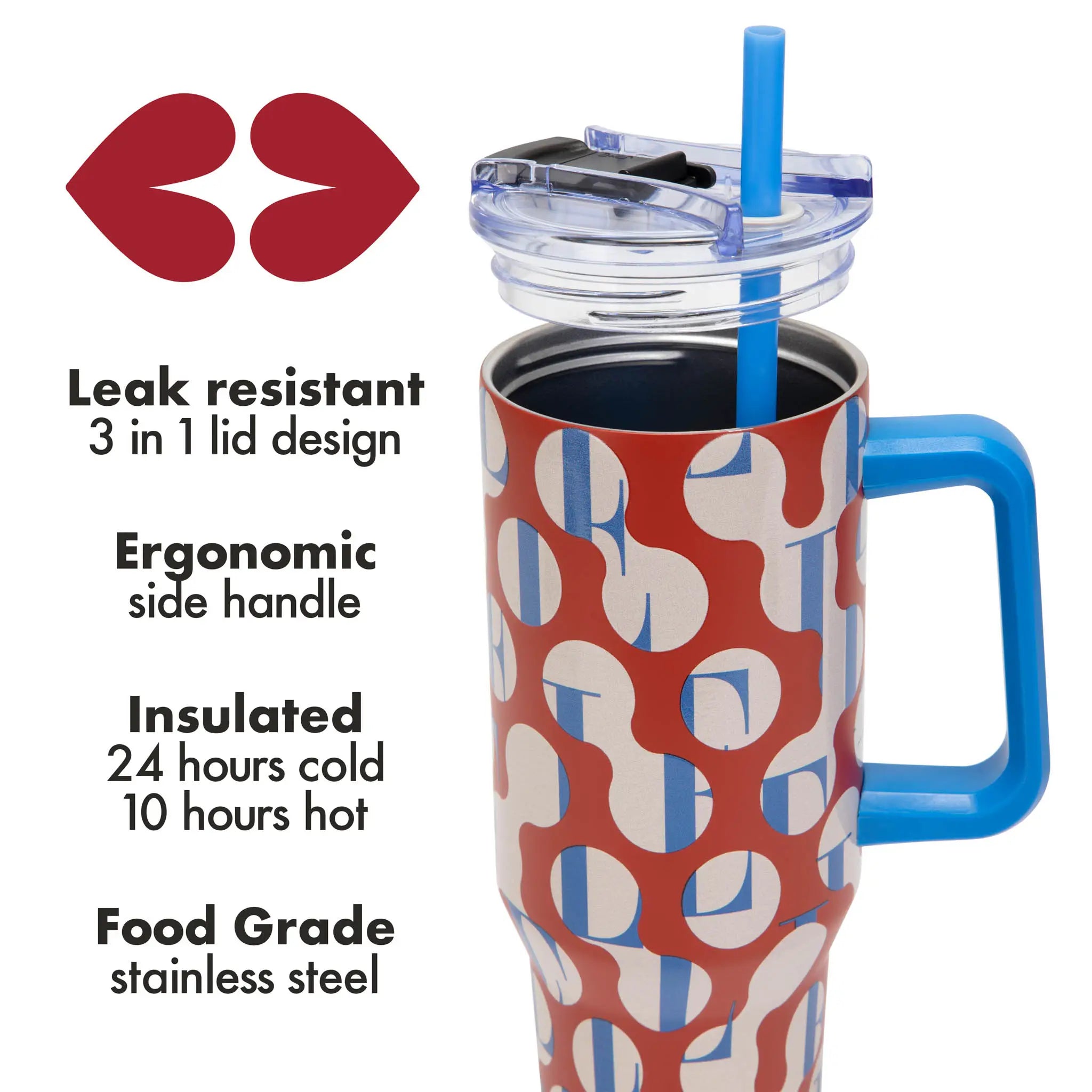 40oz Chic Double Walled Insulated Stainless Steel Tumbler