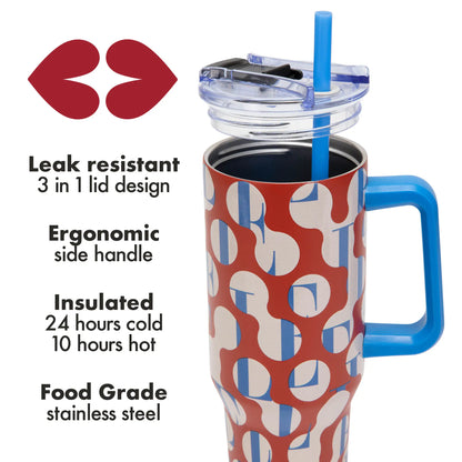 40oz Chic Double Walled Insulated Stainless Steel Tumbler