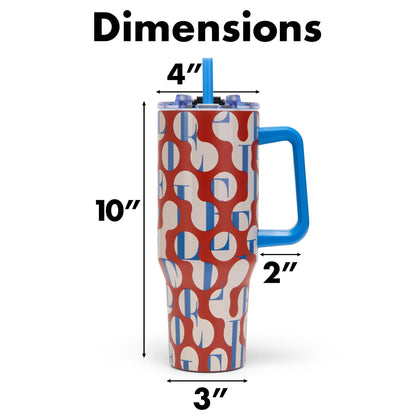 40oz Chic Double Walled Insulated Stainless Steel Tumbler
