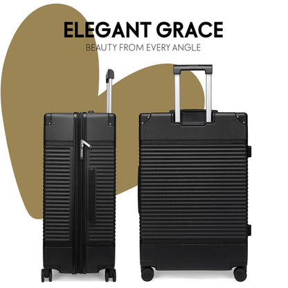 Belleville 3 Piece Expandable Retro Luggage Set