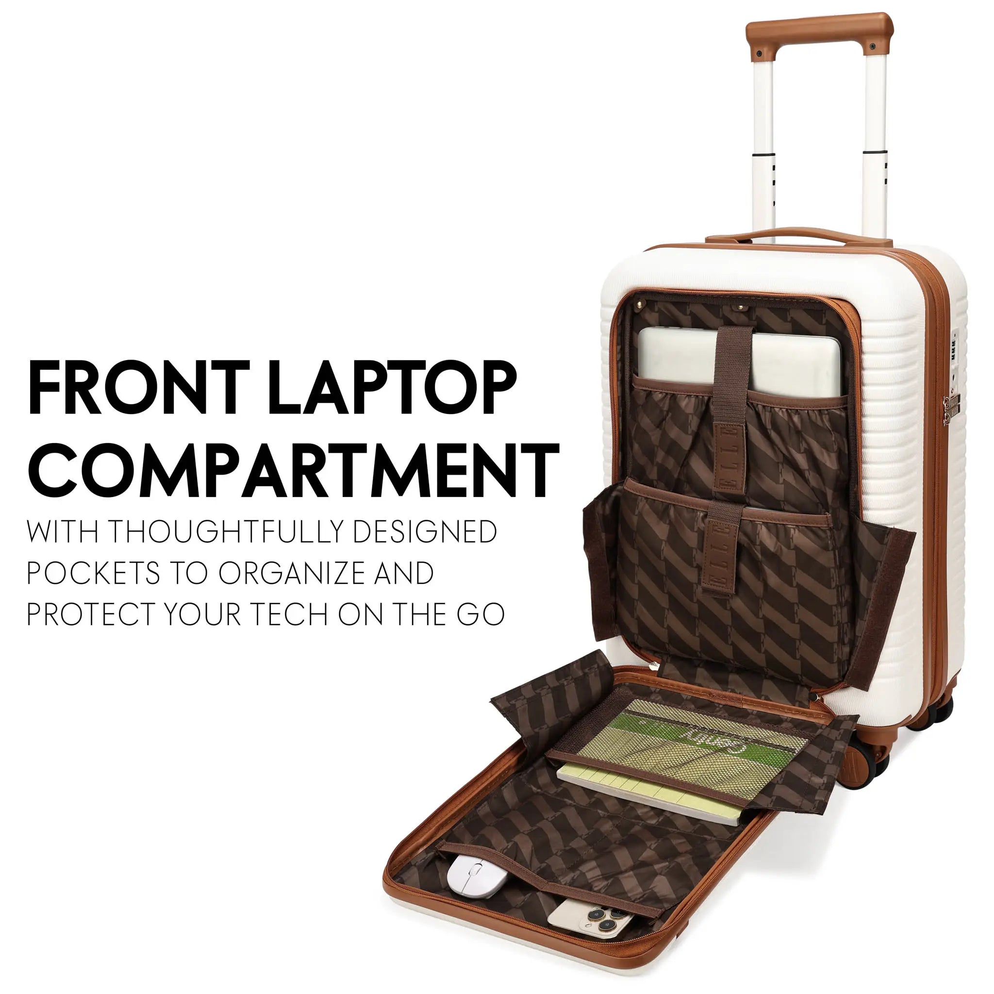 Leisure Escape Expandable 3 Piece Luggage Set