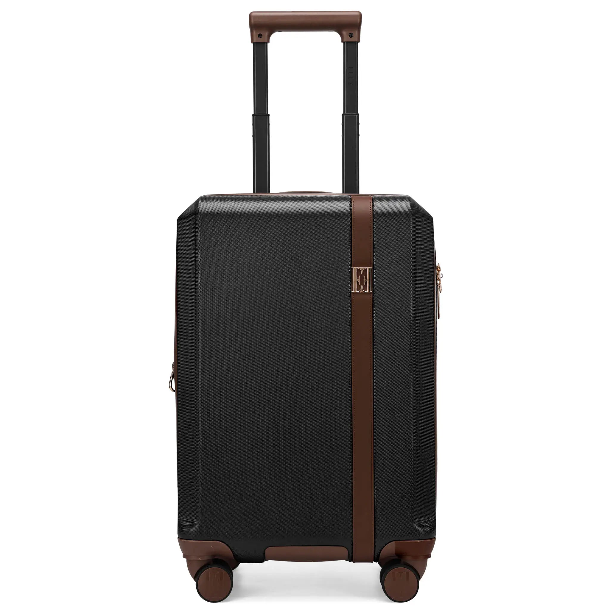 Luxe Journey Expandable Retro Spinner Carry-on Suitcase
