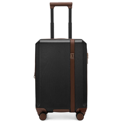 Luxe Journey Expandable Retro Spinner Carry-on Suitcase