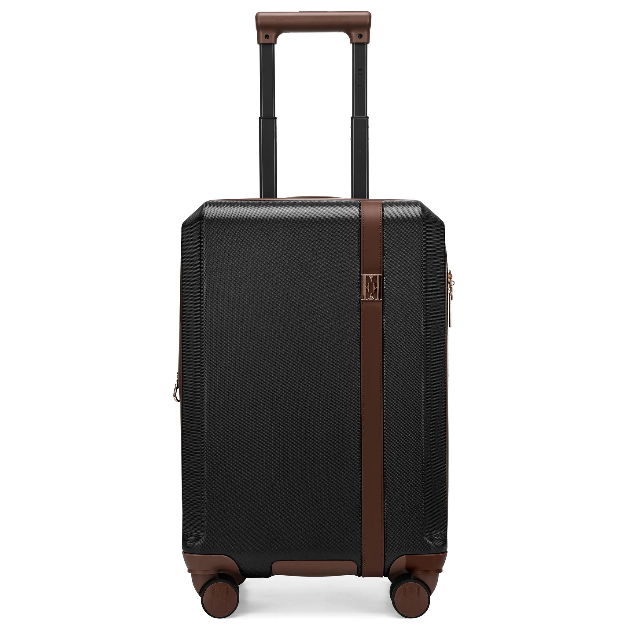 Luxe Journey Expandable Retro Spinner Carry-on Suitcase