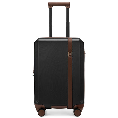 Luxe Journey Expandable Retro Spinner Carry-on Suitcase