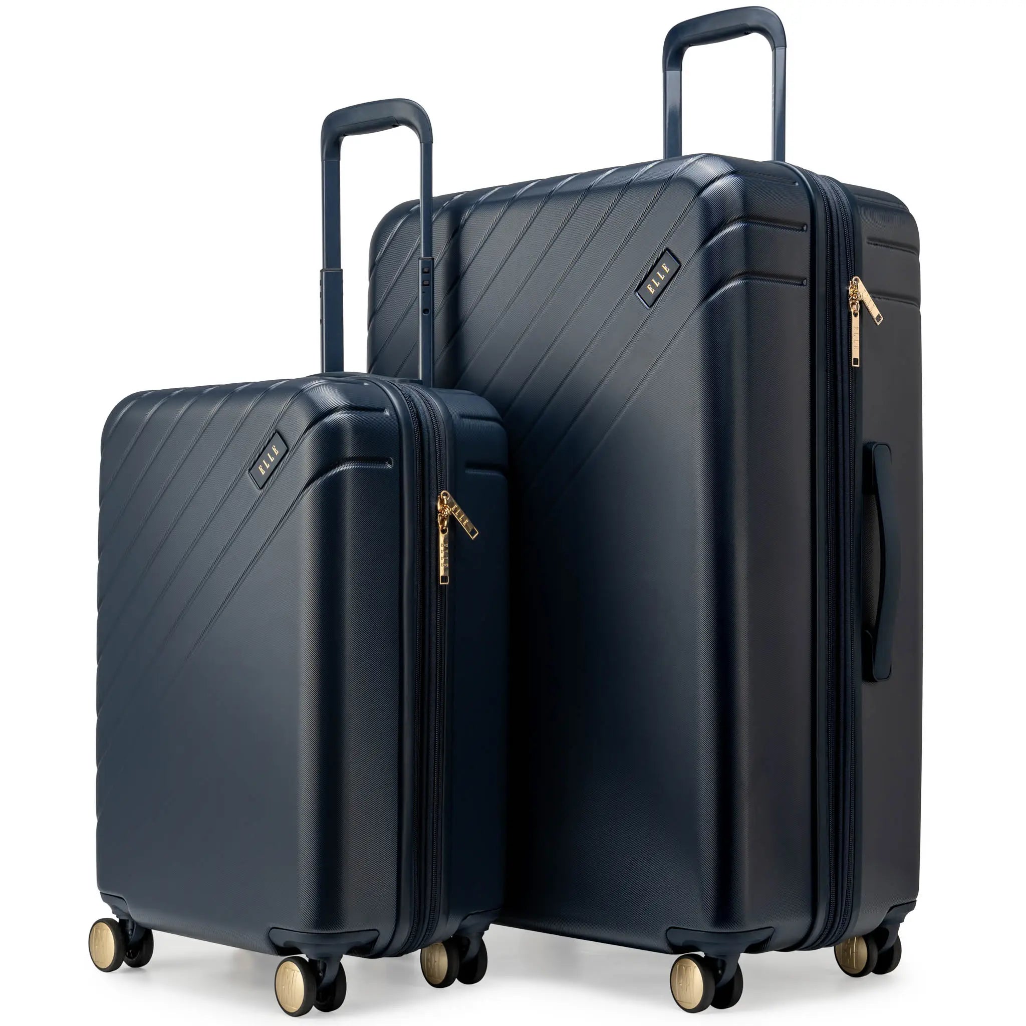 ELLE Louvre 2 Piece Expandable Polycarbonate Luggage Set