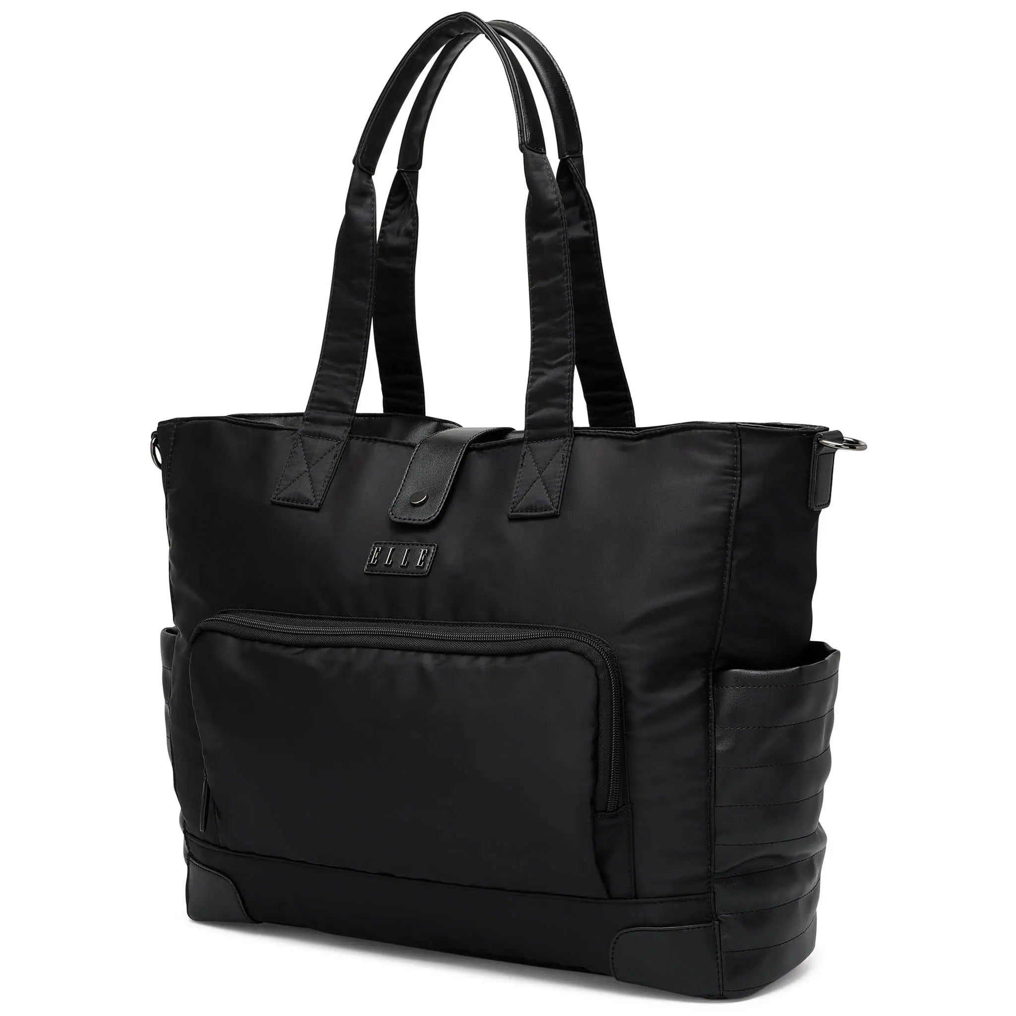 Voyage 25L Twill and Vegan Leather Weekender Tote Bag