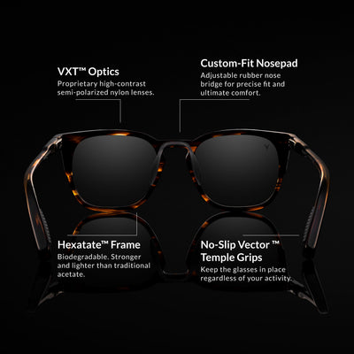 The Echo Sunglasses - Brown Horn