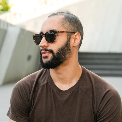 The Echo Sunglasses - Brown Horn