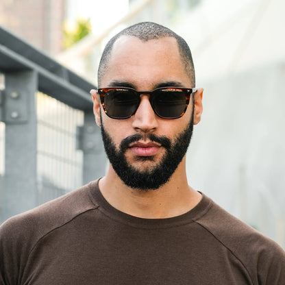 The Echo Sunglasses - Brown Horn