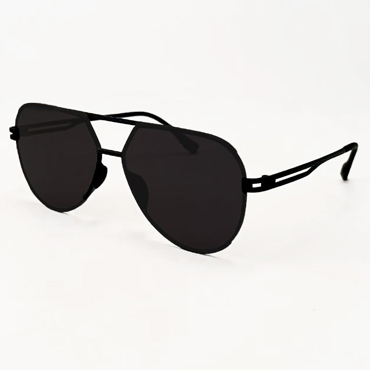 Untangled x Emily - Tangle Free - Black Aviator Sunglasses