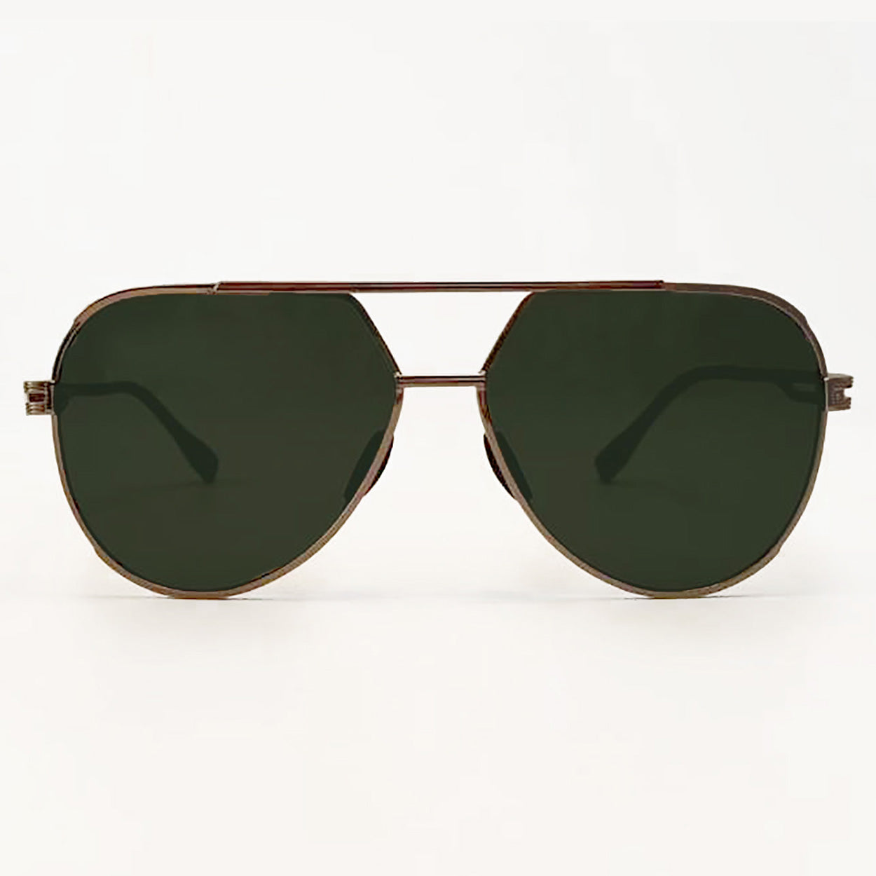 Untangled x Emily - Tangle Free - Olive Aviator Sunglasses