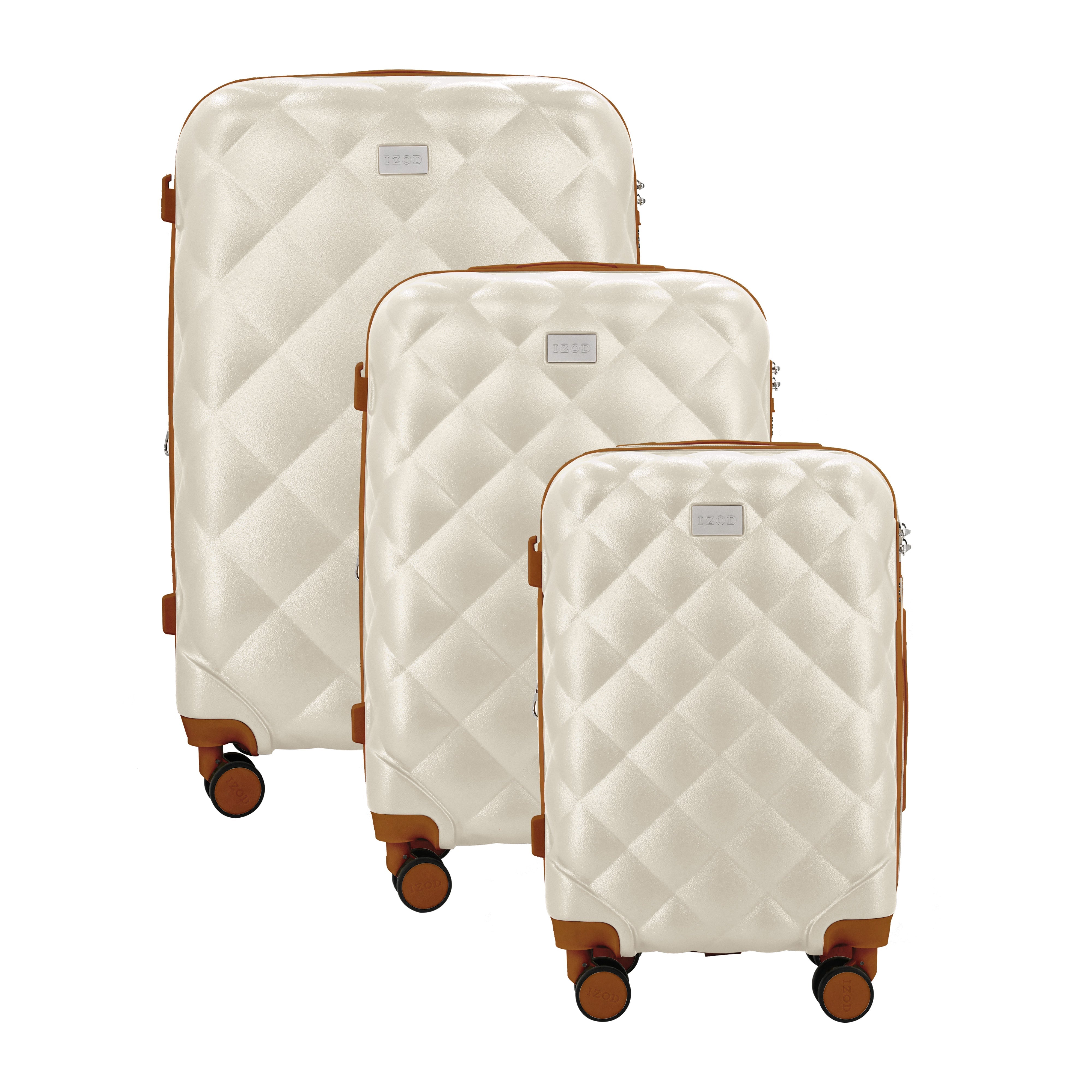 IZOD Fit 3 Piece Luggage Set
