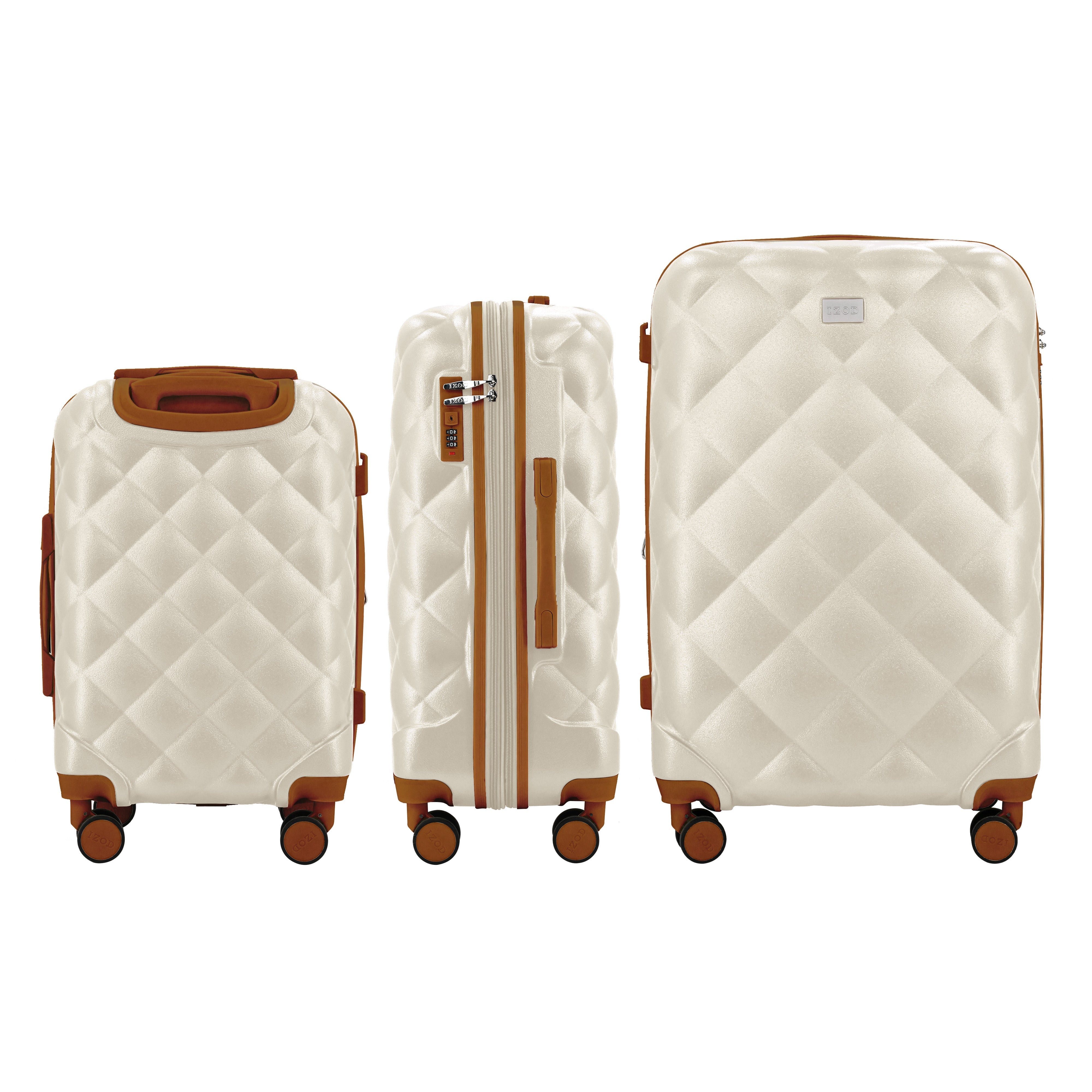 IZOD Fit 3 Piece Luggage Set