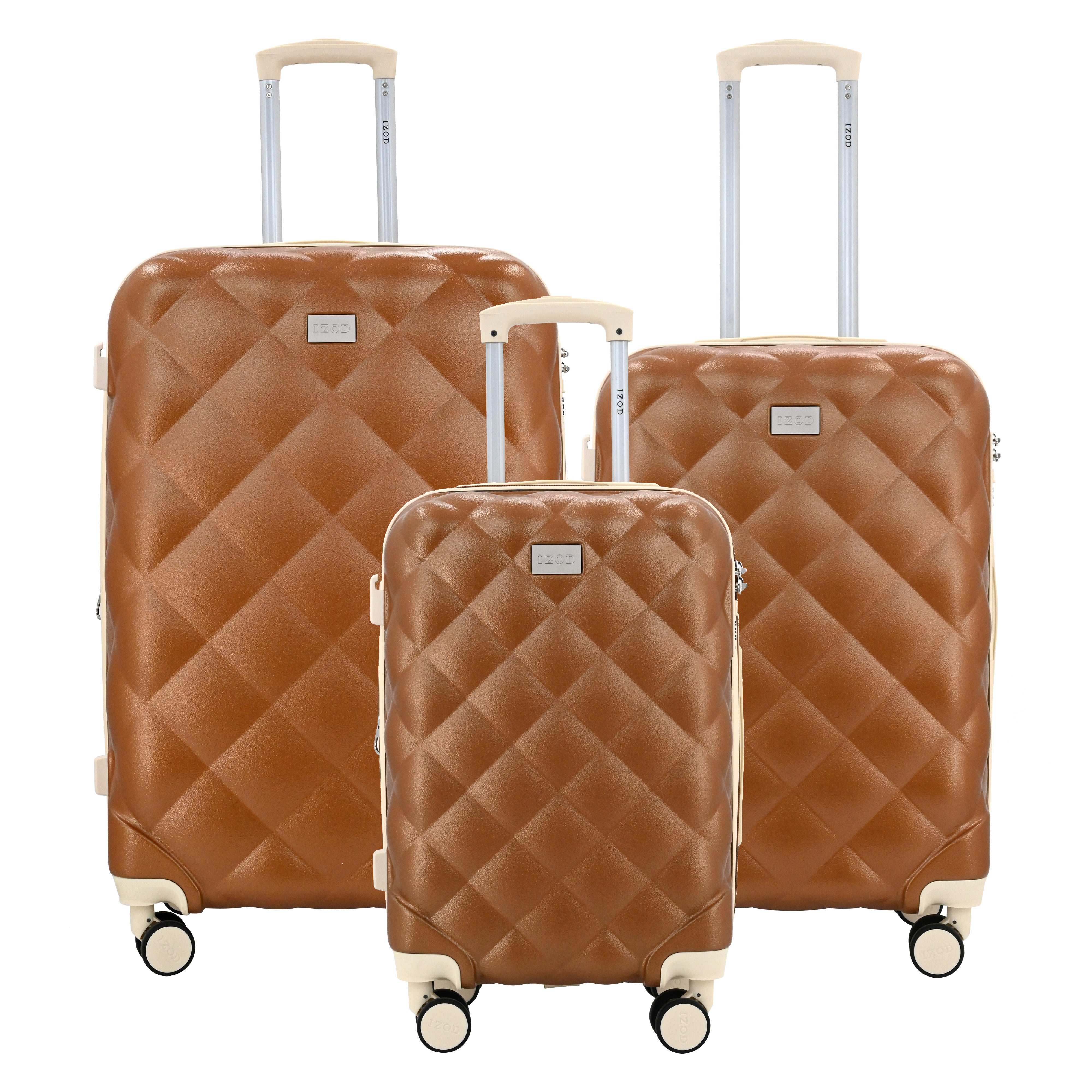 IZOD Fit 3 Piece Luggage Set