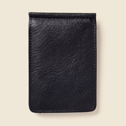 Bifold Money Clip Wallet - Black