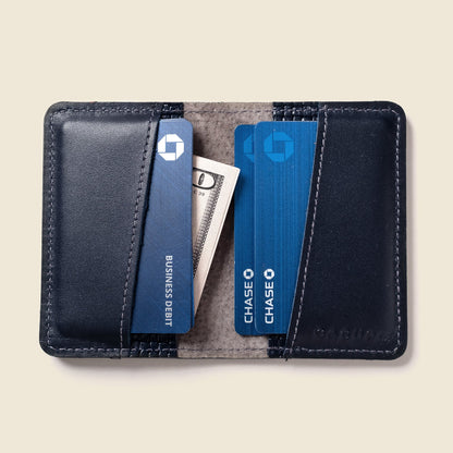 Compact Bifold with RFID Protection - Navy Limited Edition