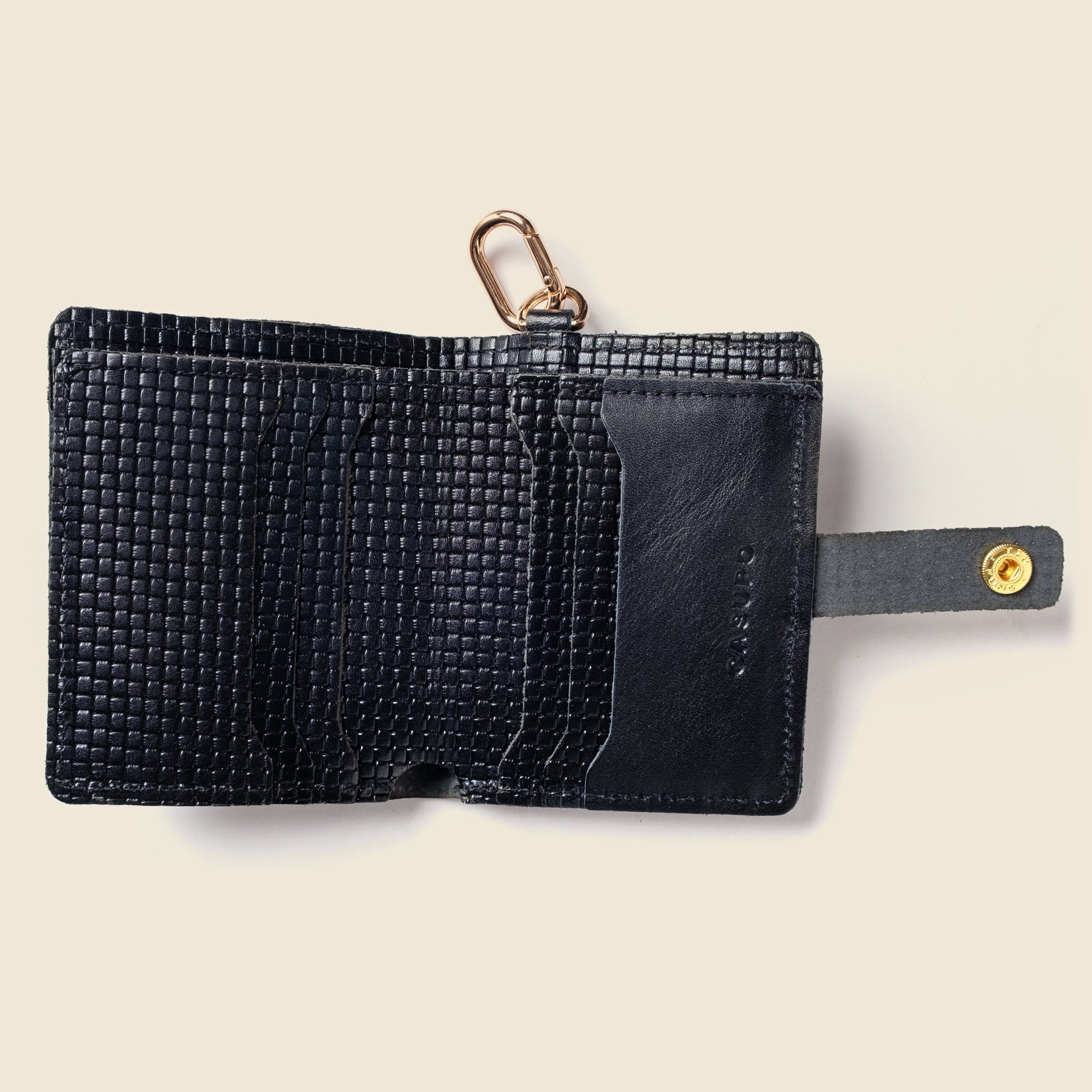 Wallet with Snap and Key Ring - Black Limited Edition