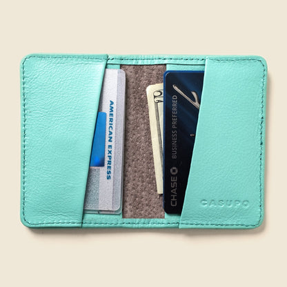 Compact Bifold with RFID Protection - Baby Blue