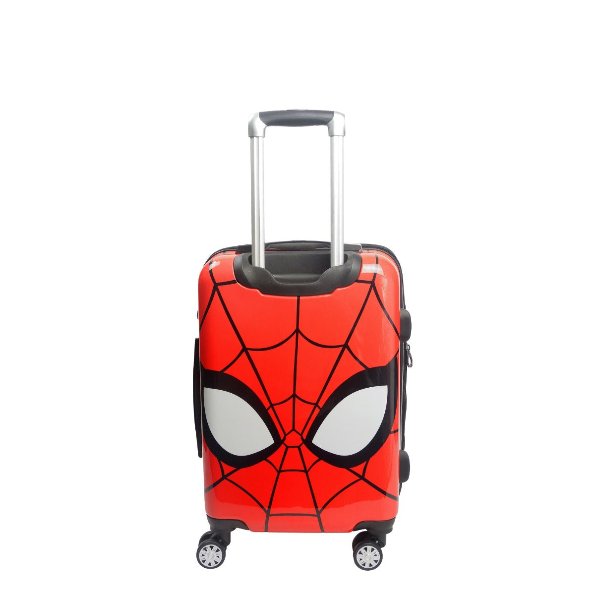 Marvel Spiderman Mask FŪL 21" Hard Rolling Luggage, Red