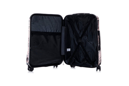 Zebra 3 Piece Luggage Set with TSA Lock