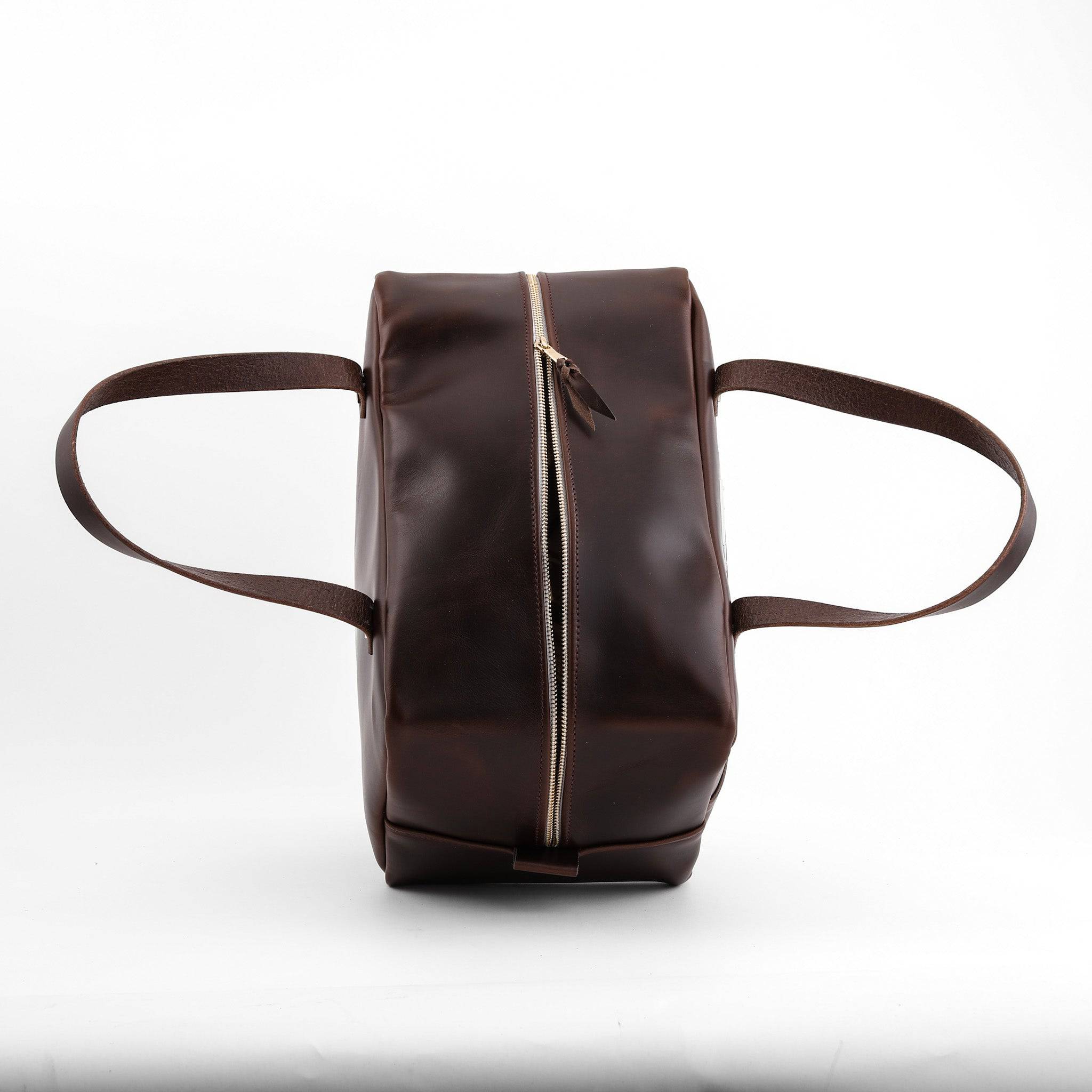 Durable Leather Crash Bag for Travel