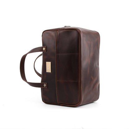 Durable Leather Crash Bag for Travel