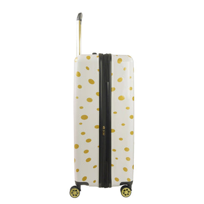 Ful Impulse Mixed Dots Hardside Spinner 31" Luggage, White