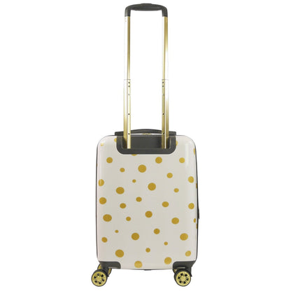 Ful Impulse Mixed Dots Hardside Spinner 22" Luggage, White