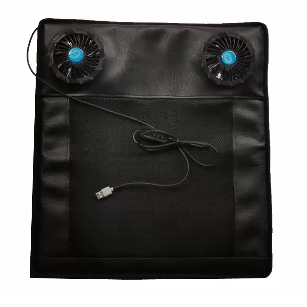 LITEGUEST™ Fan-Cooled Outdoor Seat Cushion – Portable Air Circulation Pad for Fishing & Camping