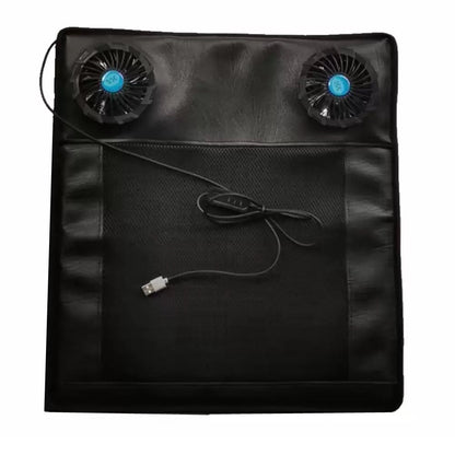 LITEGUEST™ Fan-Cooled Outdoor Seat Cushion – Portable Air Circulation Pad for Fishing & Camping