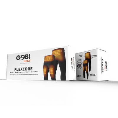 FlexCore Men’s Heated Base Layer Pants – Gobi Heat® - Dual Control