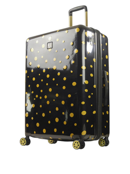 Ful Impulse Mixed Dots Hardside Spinner 31" Luggage, Black