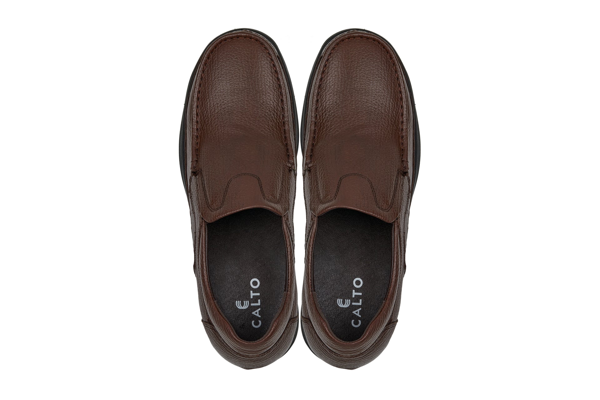 G1827 - 3 Inches Taller (Brown) - Lightweight Men's Sneakers
