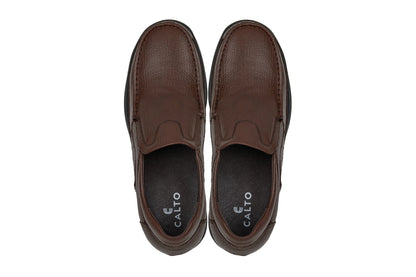 G1827 - 3 Inches Taller (Brown) - Lightweight Men's Sneakers
