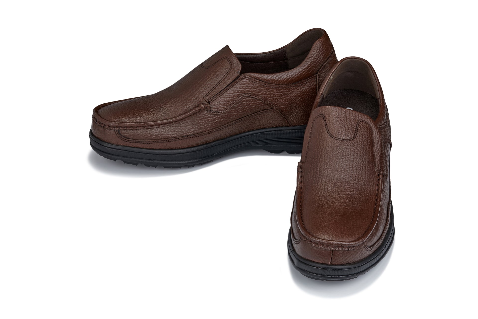 G1827 - 3 Inches Taller (Brown) - Lightweight Men's Sneakers