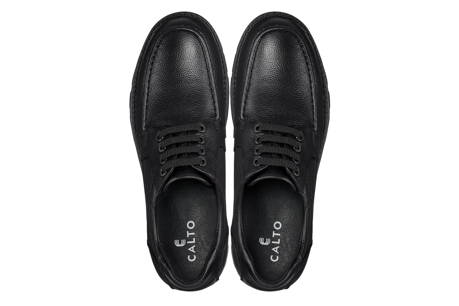 G6381 - 3 Inches Taller (Black) - Men's Sneakers