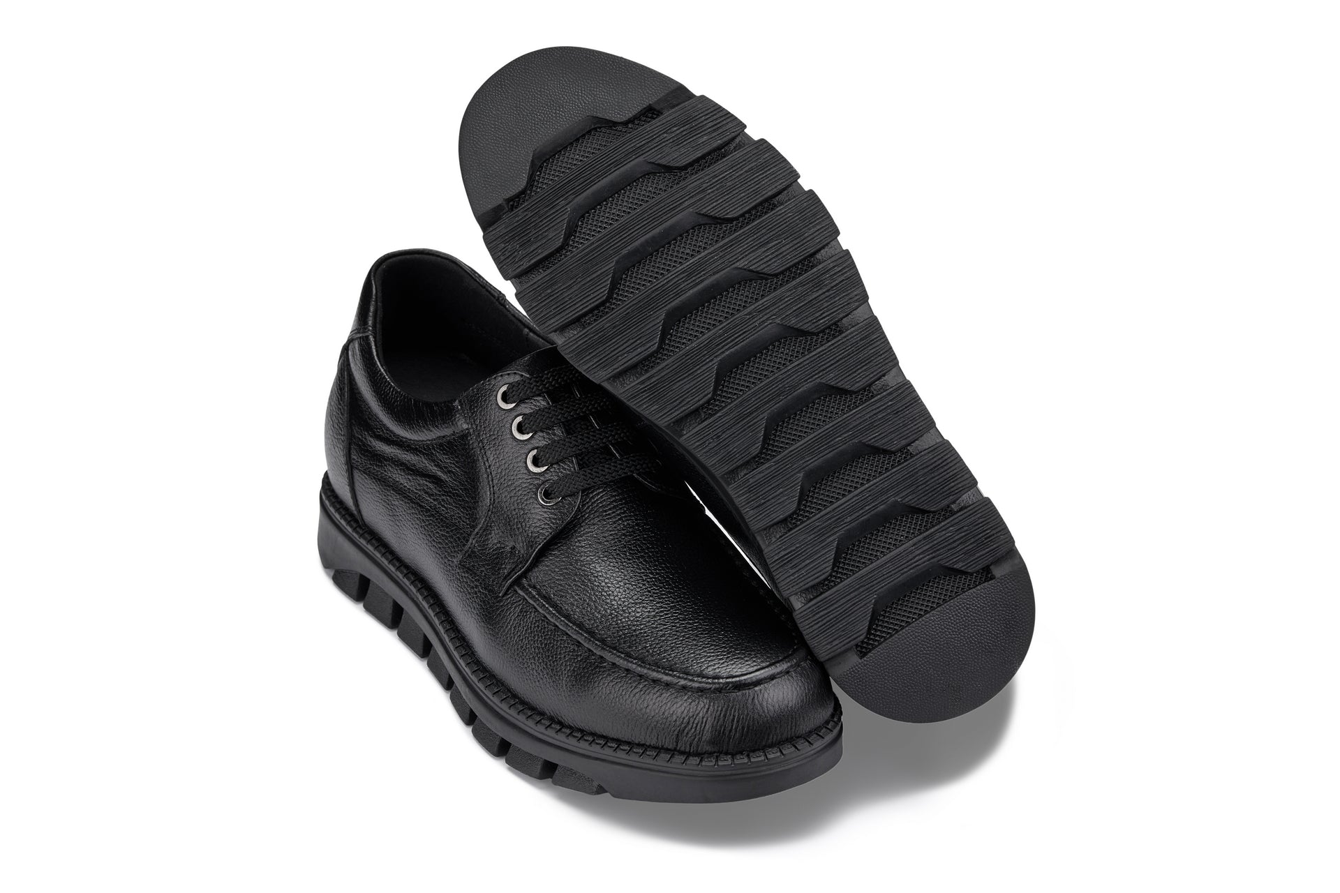 G6381 - 3 Inches Taller (Black) - Men's Sneakers