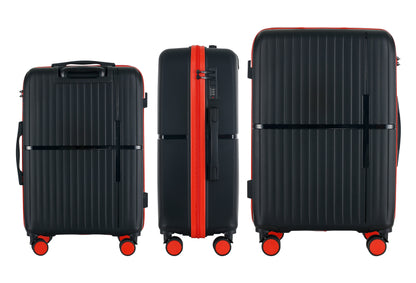 GALA 3-Piece Luggage Set – Polycarbonate Hardshell, Lightweight, 360° Dual Spinning Wheels, Combo Lock - 20", 24", 28"