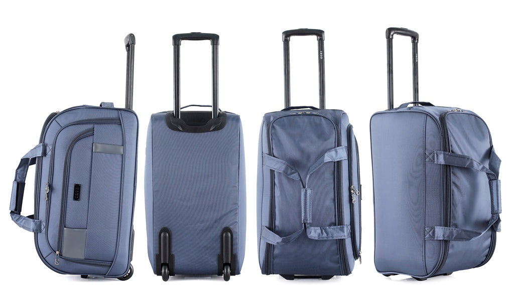 Gavin Soft shell Lightweight Duffel Rolling Bag 4 Piece Set