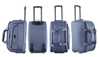 Gavin Soft shell Lightweight Duffel Rolling Bag 4 Piece Set